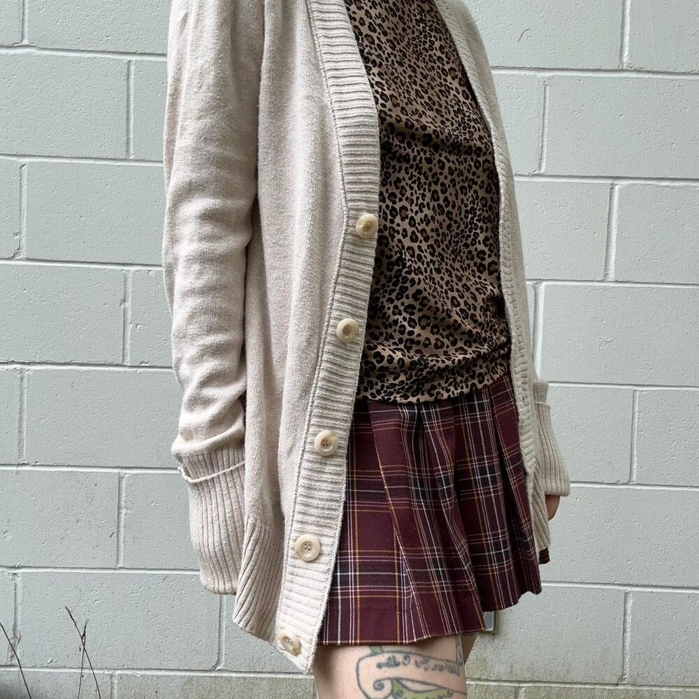 Faded-glory Women's Tan Cardigan